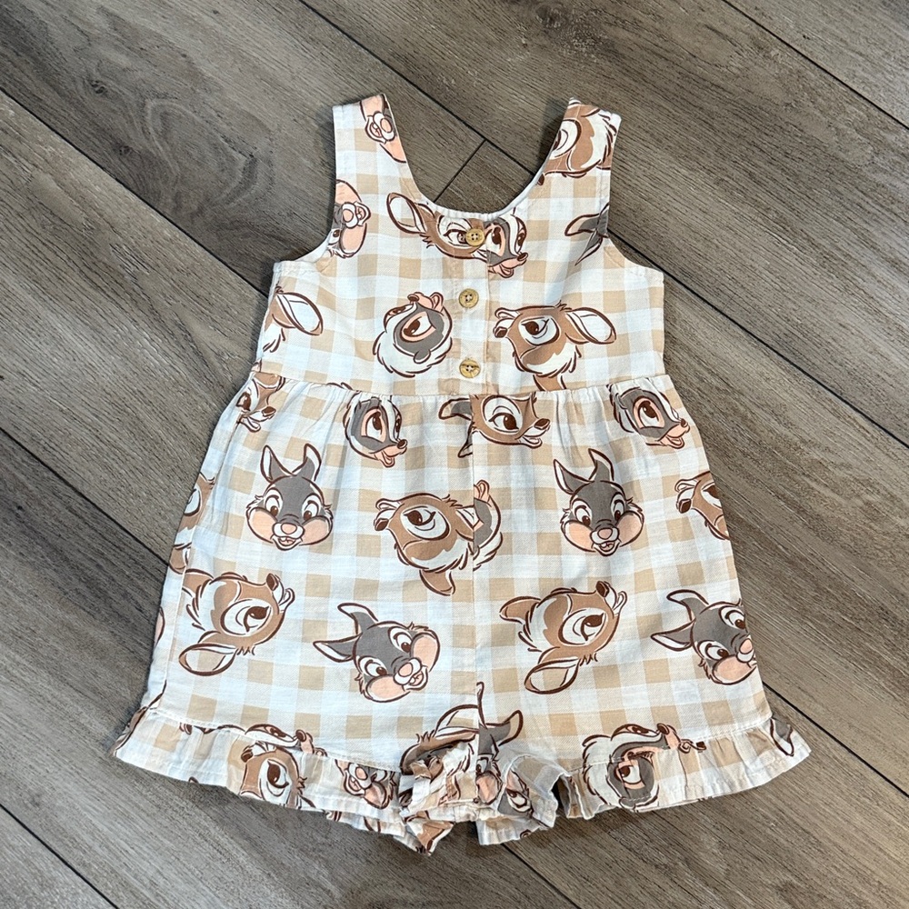 The Cutest DISNEY Baby Bambi Romper - Bashful / Thumper/ Bambi (Size 24 Months)